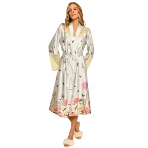 Robe Midi Marina Floral Verde Miss Victtoria