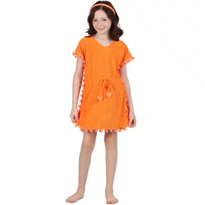 Roupão Atoalhado Linda Laranja Siri Kids