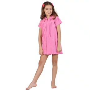Roupao Atoalhado Rose Rosa Claro Siri Kids