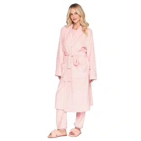 Roupão Feminino em Fleece Get Warm Lua Luá