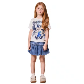 Saia Jeans Balone Estilo Cargo Anime