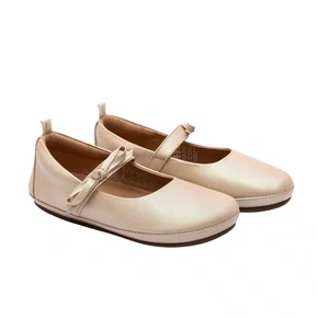 Sapatilha Couro Brigitte Rosê Candy Cream Tip Toey Joey