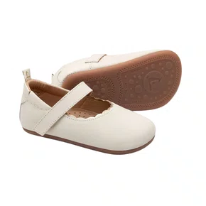 Sapatilha Roundy Couro Tapioca Tip Toey Joey