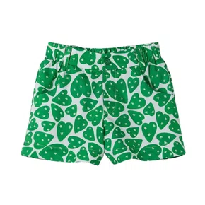 Short Corazon Verde Branco Fabula