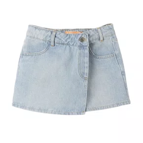 Short Saia Jeans Transpassado Farm Futura