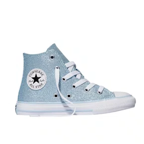 Tênis Cano Alto Azul Brilhante All Star