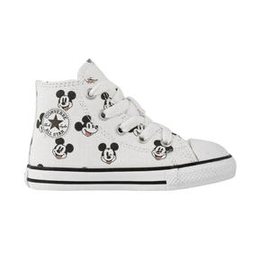 Tenis Cano Alto Branco Mickey Baby All Star