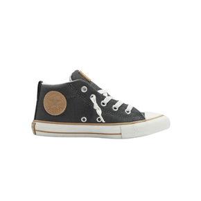 Tenis Cano Alto Chumbo Kids All Star