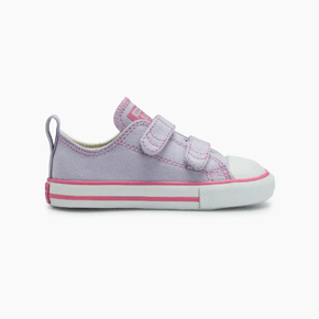 Tenis Cano Baixo Velcro Violeta Pink All Star