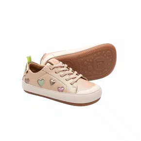 Tênis Couro Love 4 All Candy Cream Tip Toey Joey