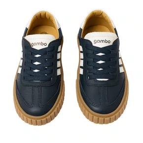 Tenis Rally Azul Marinho Com Branco Gambo