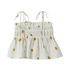 Top Lenço Laranjitas Off White Farm Futura