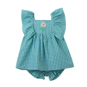 Vestido Bebê Bordado Estrela do Campo Fábula