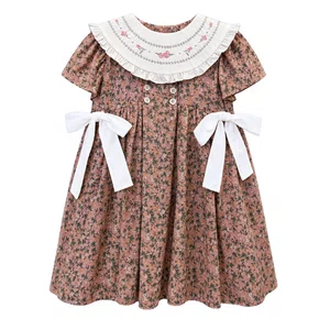 Vestido Bebê Floral Rosa Saint Germain Primo Bambino