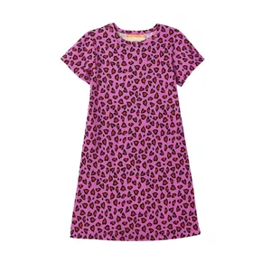 Vestido Malha Canelada Carinhonça Rosa Farm Futura