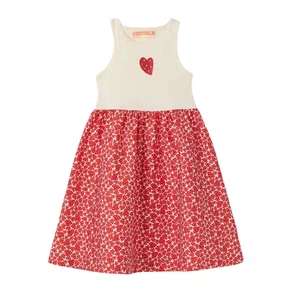 Vestido Ribana Off Vermelho Corazon Fabula