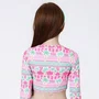 Biquini Conjunto Infantil Cropped Manga Longa Lara Tropicandy Siri Kids