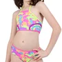Biquini Cropped Julia Oceano Camuflado Siri Kids