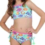 Biquini Cropped Laila Aquarela Siri Kids