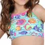 Biquini Cropped Laila Aquarela Siri Kids