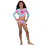 Biquini Cropped Manga Longa Jessica Mermaid Siri Kids