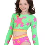 Biquini Cropped Tais Estrelinha Siri Kids