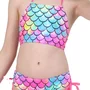 Biquini Faixinha Cintia Mermaid Siri Kids