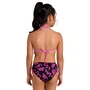 Biquini Fitas Neon Pink Preto Teen Dedeka