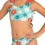 Biquini Floral Grande Verde Agua Teen Dedeka