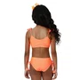 Biquini Infantil Faixinha Alexia Tech Laranja Neon Siri Kids