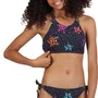 Biquini Teen Cropped Isa Onça Star Neon Siri Kids