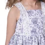 Blusa Algodão Alça Bordados Toile De Jouy Sereia Pituchinhus