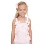 Blusa Algodão Multi Laços Bordados Rosa Baby Pituchinhus