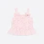 Blusa Algodão Multi Laços Bordados Rosa Baby Pituchinhus