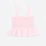 Blusa Algodão Multi Laços Bordados Rosa Baby Pituchinhus
