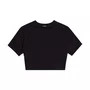 Blusa Baby Tee Ursinho Strass Preto I Am
