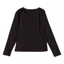 Blusa Basica Canelada Preto Momi