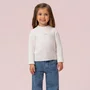 Blusa Basica Tricot Off White Petit Cherie