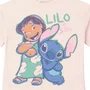 Blusa Bege Lilo e Stitch com Strass Anime