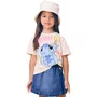 Blusa Bege Stitch Desenhista Coração Momi