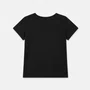 Blusa Cotton Ursinha Laço Cristais Preto Pituchinhus
