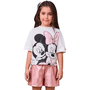 Blusa Cropped Minnie e Mickey Anime