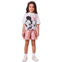 Blusa Cropped Minnie e Mickey Anime