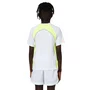 Blusa Emanuel Dry Branco e Amarelo Neon Siri Sport