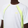 Blusa Emanuel Dry Branco e Amarelo Neon Siri Sport