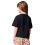 Blusa Hello Kitty and Friends Onça Preto Momi