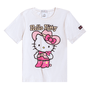 Blusa Hello Kitty Cowgirl Boiadeira Branca Momi