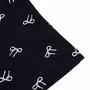 Blusa Light Laços Fundo Preto Pituchinhus