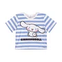 Blusa Listradinha Cinamonroll Azul Momi