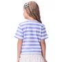 Blusa Listradinha Cinamonroll Azul Momi